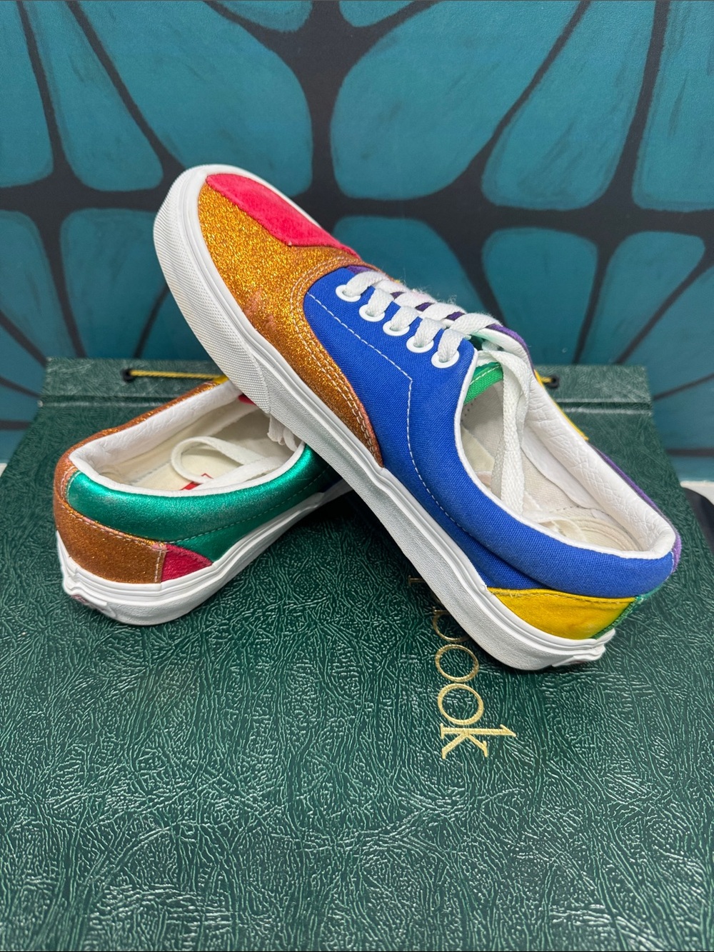 Vans Multi-Color Patchwork Sneakers - Rainbow Colorblock - Picture 3 of 8